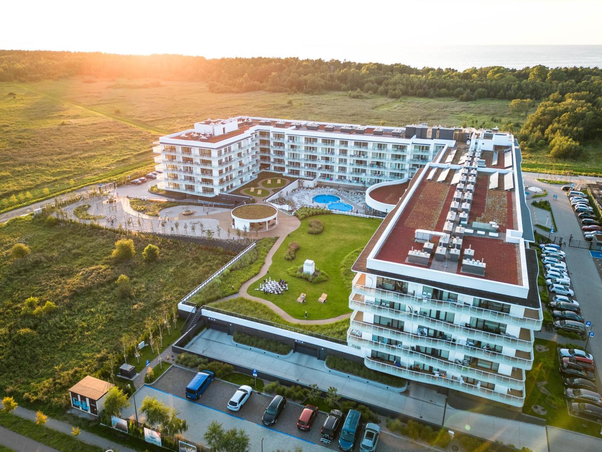 Aqua Resort Apartments-Aqua Park No Limit, Parking Kołobrzeg Exteriör bild